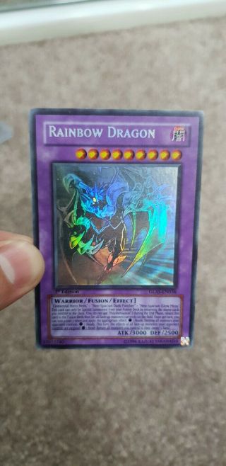 Rainbow Dragon MISPRINT (Ghost Rare) GLAS - EN036 (NM) 2