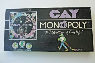 Gay Monopoly Parker Sisters A Celebration Of Gay Life Vintage 1983 Rare Complete