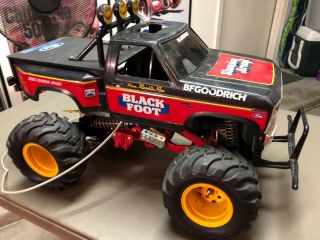 Vintage Tamiya Blackfoot 2WD Monster Truck from the 80 ' s 2