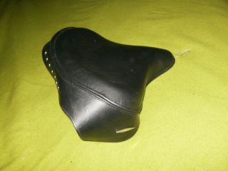 Harley Other Vintage Style Solo Police Seat Black Rare Studded Fl Buy