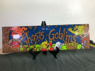 Ghosts And Goblins Arcade Marquee Vintage & Video Arcade Cabinet Sign