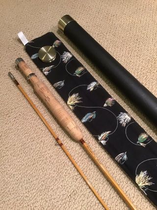 Rare Bill Lamberson 7’9” PHY Para 14 Bamboo Rod Paul Young 2