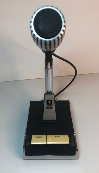 Vintage Kenwood Ham Cardioid Dynamic Desktop Microphone Amateur Ham Radio Mc - 50