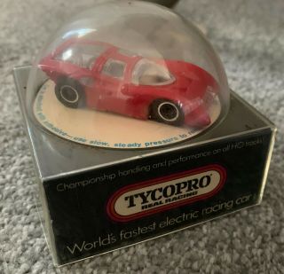 TYCOPRO Ferrari P5 HO Scale Rare VTG RED CAR HT 50 MOTOR tyco pro Slot 8806:400 7