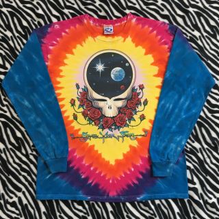 Vintage 1992 Grateful Dead Longsleeve Shirt Xl Space Your Face 90’s