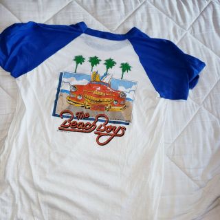 Vintage 80s 1983 Mt.  Airy Knitwear The Beach Boys Tour T Shirt Single Stitch Xl