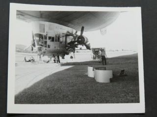 Ww2 Naval Air Station Lakehurst,  Nj Blimp Z5g - 3 Engine Repair Photo 2