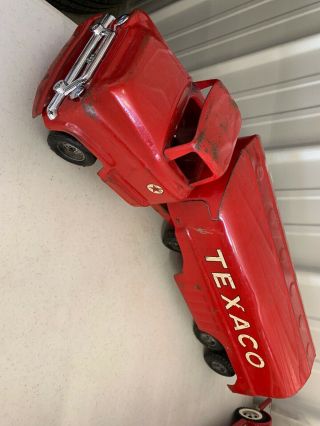 Vintage Texaco Buddy L Tanker Truck 24 " Long Pressed Steel