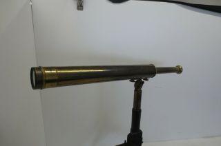 Vintage Brass Spyglass type Telescope with tripod stand 22 