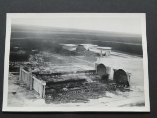 Ww2 Naval Air Station Blimp Hangers Destroyed Richmond Florida Photo 1