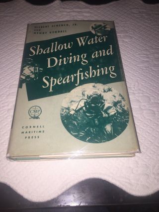 1st/1st Hc 1954 Vintage Spearfishing Shallow Water Diving Scuba Hilbert Schenck