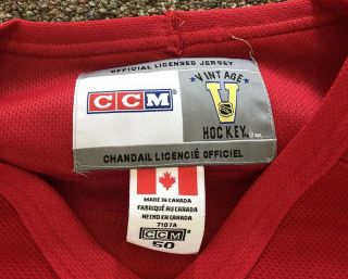 Wayne Gretzky Team Canada Cup CCM Vintage Size 50 Hockey Jersey NHL NWT 2