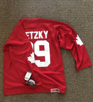 Wayne Gretzky Team Canada Cup CCM Vintage Size 50 Hockey Jersey NHL NWT 4