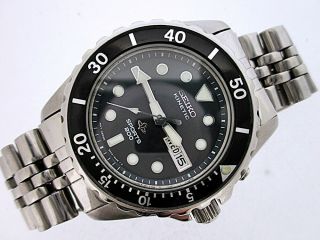 Vintage Seiko 5m43 0a40 Ss Thick Lugs Kinetic Day Date Dive 891326 Mens Watch $1