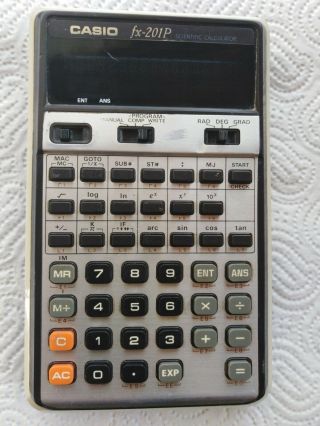 Casio Fx - 201p Scientific Calculator Vintage
