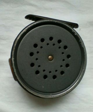Vintage HARDY Bros 3 3/8” The Perfect Fly Fishing Reel 4