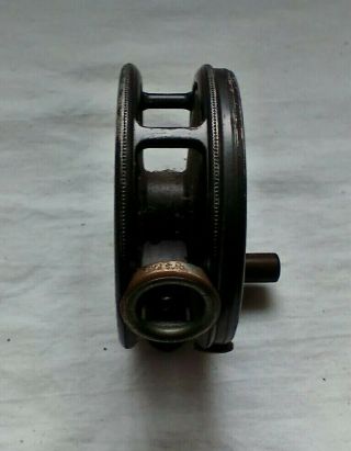 Vintage HARDY Bros 3 3/8” The Perfect Fly Fishing Reel 6