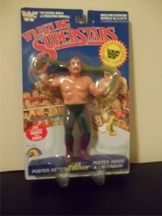 Rare Wwf Wwe Ljn Wrestling Superstars Jake The Snake Roberts Figure Nib 1985
