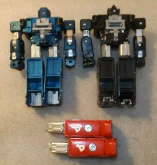 Vintage Japan Voltron Black Blue Gladiator Bandai Matchbox X 3