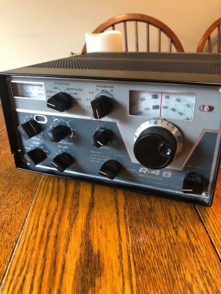 Vintage RL Drake R - 4B Ham Radio Tube Receiver SN 13104C VG Cond 2