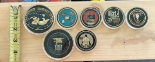 Very Rare Devgru Nsw Sdvt - 1 Challenge Coin Set Cia Pearl Harbor Numbered