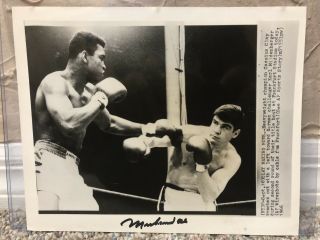 Muhammad Ali Cassius Clay Signed Auto 1966 Vintage Boxing Press Photo Wbc Loa 24