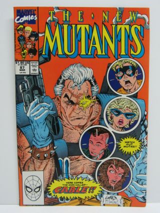 Vintage Marvel Comic Book Mutants 87 First Cable Mcfarlane Liefeld X - Men