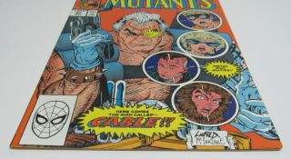 VINTAGE MARVEL COMIC BOOK MUTANTS 87 FIRST CABLE MCFARLANE LIEFELD X - MEN 4