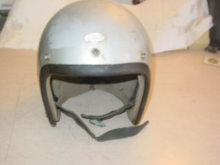 VINTAGE 1970 BELL TOPTEX MOTORCYCLE HELMET SNELL SIZE 7 1/8. 2