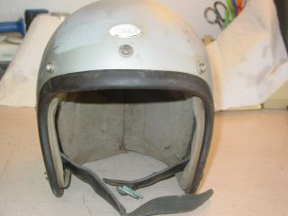 VINTAGE 1970 BELL TOPTEX MOTORCYCLE HELMET SNELL SIZE 7 1/8. 3