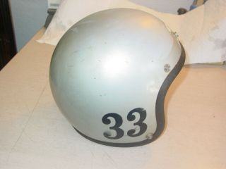 VINTAGE 1970 BELL TOPTEX MOTORCYCLE HELMET SNELL SIZE 7 1/8. 6