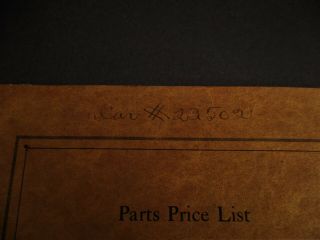 VTG MILBURN WAGON LIGHT ELECTRIC AUTO PARTS PRICE BOOKLET & MILBURN BROUGHAM AD 2