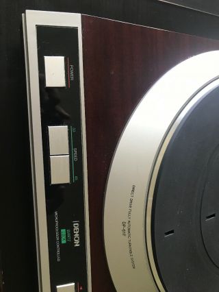 DENON DP - 61F Direct Drive Turntable RARE 3