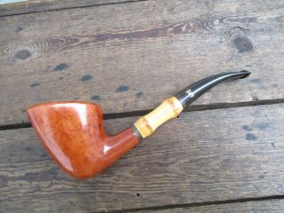 Stanwell Pipe Bamboo Shank Briar Estate Pipe Unknown Vintage