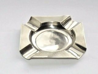 Vintage Art Deco Solid Silver Sterling Ashtray Dish Trinket B/ham 1928