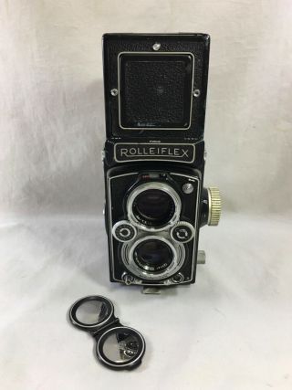 Vintage Rolleiflex Carl Zeiss F=75 Mm 1:3.  5 Camera