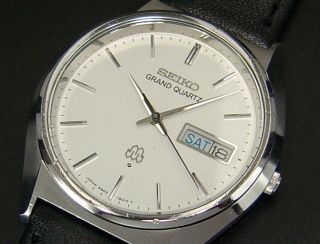 Seiko Grand Twin Quartz 1978 Vintage Mens Watch 9943 Reloj From Japan