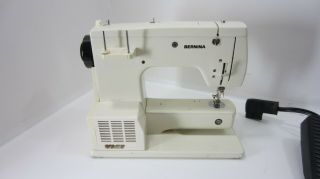 Vintage Bernina 801 Sewing Machine - w/Pedal,  Case,  Accessories 6