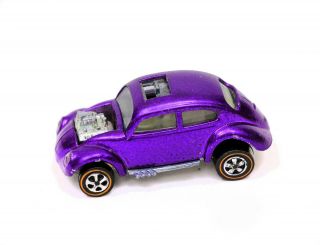 Vintage Hot Wheels Redline Custom Volkswagen Vw Us Purple