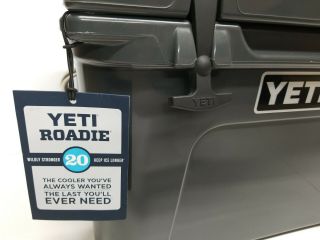 YETI Roadie 20 CHARCOAL Cooler - in open box.  RARE Authentic. 2