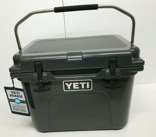 YETI Roadie 20 CHARCOAL Cooler - in open box.  RARE Authentic. 4