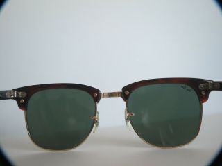 Ray - Ban Clubmaster II Sunglasses W1116 WPAS Minty Bausch & Lomb USA Lightly Worn 8