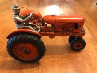 Arcade Cast Iron Toys 3740 Allis - Chalmers Tractor Rare Find