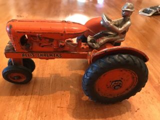 ARCADE CAST IRON TOYS 3740 ALLIS - CHALMERS TRACTOR RARE FIND 2