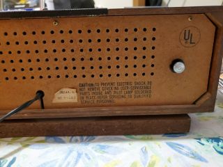Vintage Panasonic Solid State Am/fm Clock Radio. 6