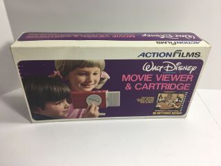 RARE 1972 Action Films Movie Viewer & Cartridge Winnie The Pooh Vintage 4