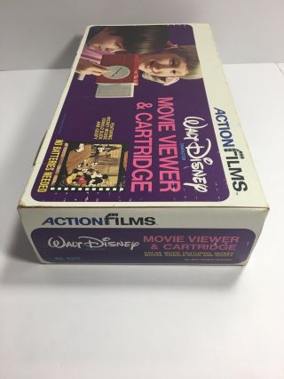 RARE 1972 Action Films Movie Viewer & Cartridge Winnie The Pooh Vintage 7