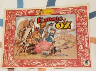Vtg The Wizard Of Oz Foreign Comic Book Color Promotional Mago L Frank Baum Old