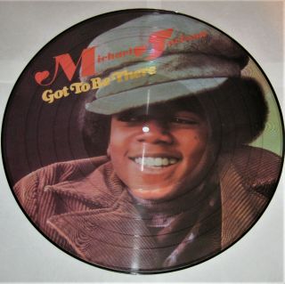 Michael Jackson Got To Be There Uk Lp Picture Disc Tamla Motown Vinyl Rare Pic