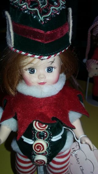 Madame Alexander Dolls Christmas Holiday Cheers Elf Doll